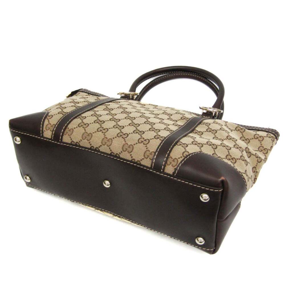 GUCCI Brown Leather Tote Bag - Picture 3 of 16